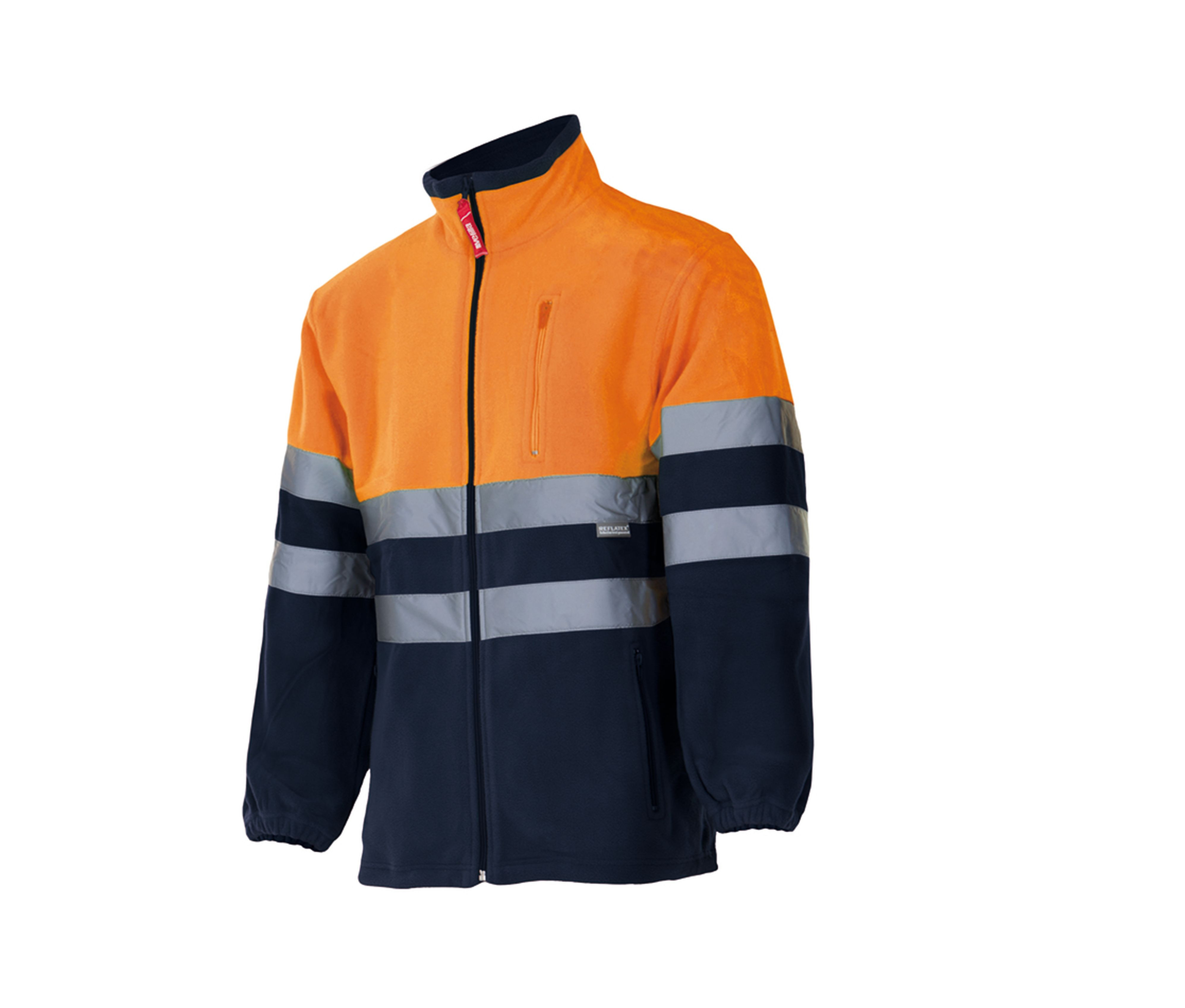 VESTE POLAIRE BICOLORE HAUTE VISIBILITÉ
